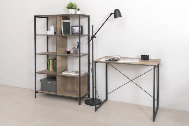 Стеллаж Трувор 13.151.02 цвет дуб гранж песочный/интра Стеллаж Трувор 13.151.02 цвет дуб гранж песочный/интра