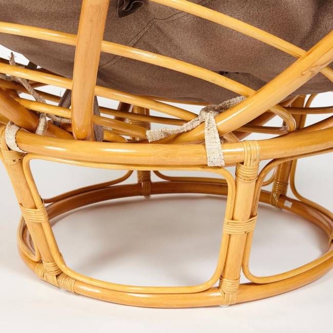 Кресло PAPASAN/ПАПАСАН 23/01 W /с подушкой/ 115х101х104 см, Honey (мед), экошерсть Коричневый, 1811-5 Honey (мед) Кресло PAPASAN/ПАПАСАН 23/01 W /с подушкой/ 115х101х104 см, Honey (мед), экошерсть Коричневый, 1811-5 Honey (мед)